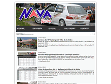 Tablet Screenshot of navaracing.com
